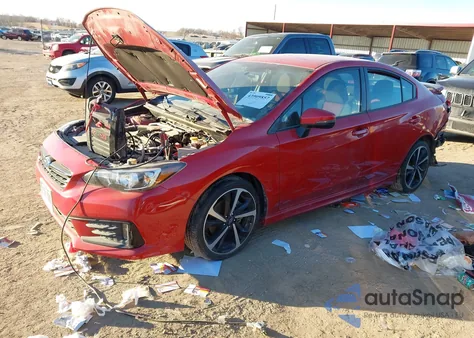 2022 Subaru Impreza Sport из США, поврежденный, VIN 4S3GKAL65N3610030